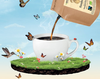 Markedføringsmateriale til Kaffebryggeren