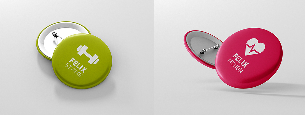 Redesign af Felix Fitness - ikoner