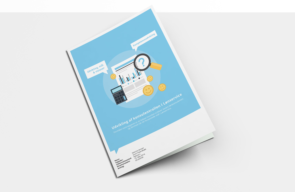 Infografik forside design