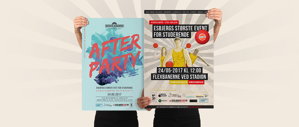 Kongekampen 2017 - plakater